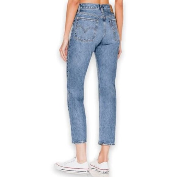 Levi’s High Rise Wedgie Straight Jeans, 0 Short (25W 28L - Picture 3 of 12